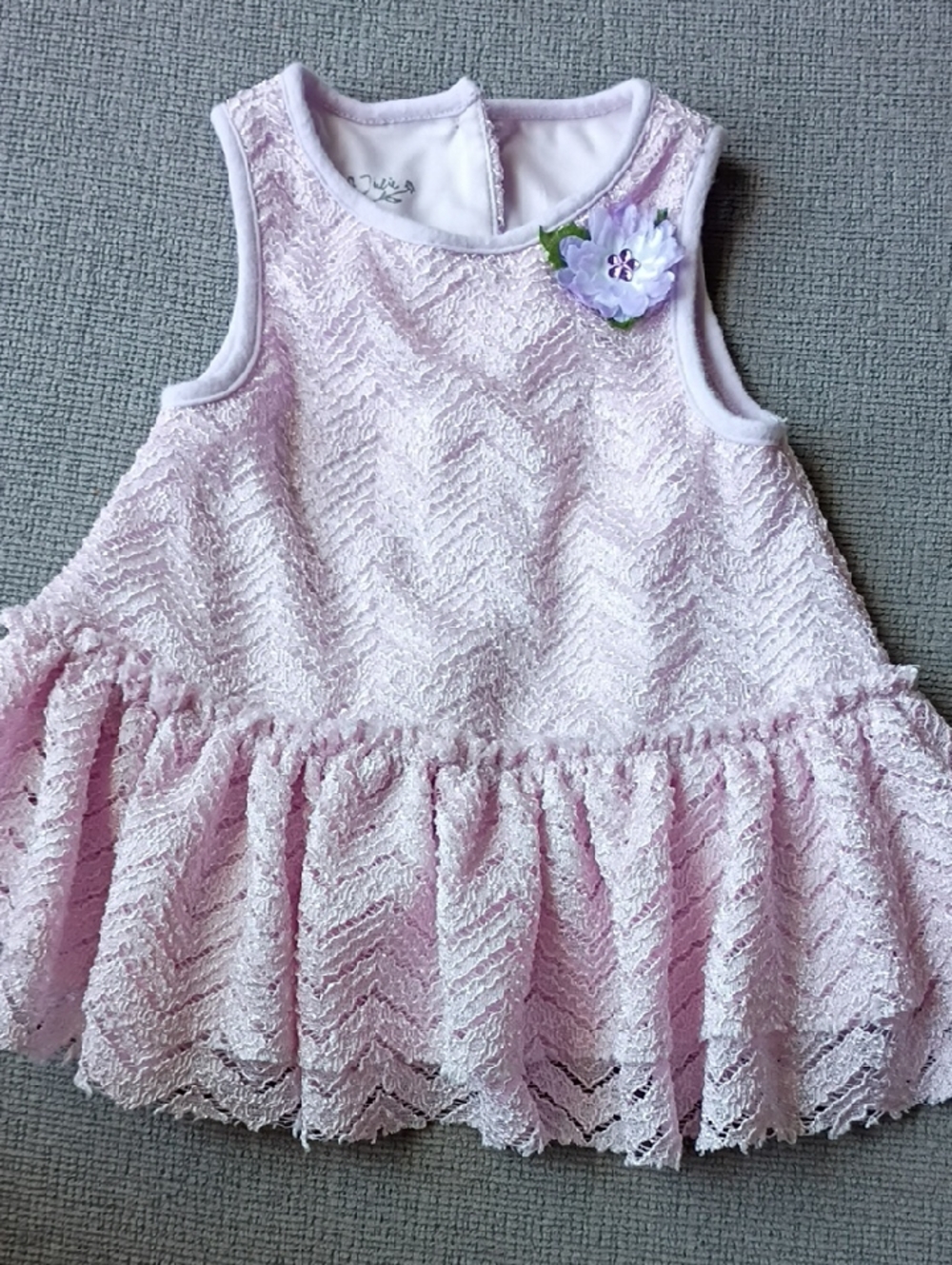 Pippa & Julie 18 Months Purple Dress